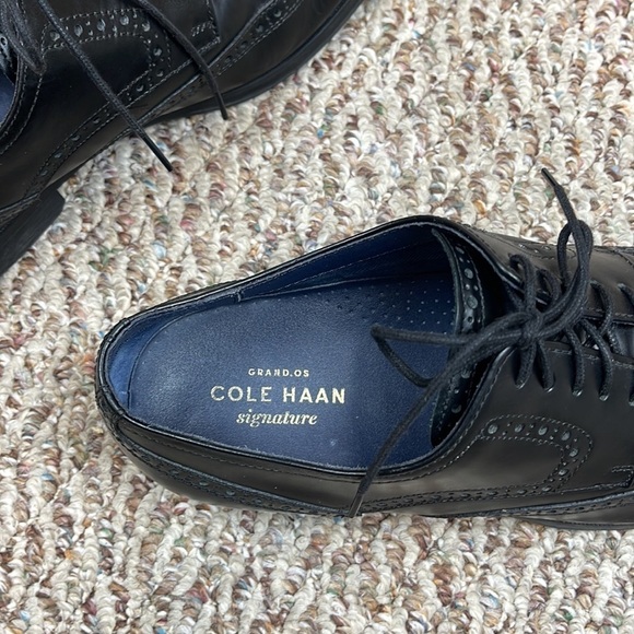 Cole Haan Black Montgomery Wing Oxford Shoe